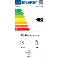 Réfrigérateur combiné - HISENSE - RB327N4ADD - classe D - 256 L - No Frost (Sans givre) - Argent - L 55 x 55,7 x H 182,4 cm(m-4)