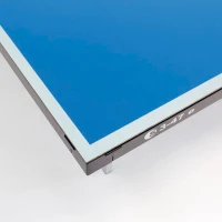 Table tennis de table - SPONETA - S3-47 e - Pliable - Usage extérieur - Demi-plateau relevable - Gris et bleu(m-2)
