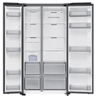 Réfrigérateur américain - SAMSUNG - RS70F65QET - 2 portes - 659 L - Classe E - Platinum Inox(m-2)