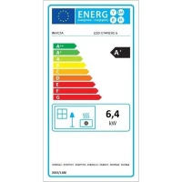Poele a granulés - INVICTA - Lodi 6 - Etanche - SDC WIFI - Noir(m-2)