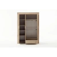 Chambre bébé Trio : Lit 70 x 140 cm + Commode a langer + Armoire AHOI - Chene - TREND TEAM(m-5)