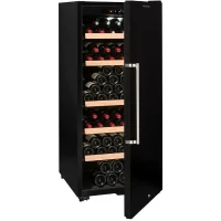 Cave a vin de vieillissement - LA SOMMELIERE - CTP177A - 165 bouteilles - Porte pleine - Classe F - 59,5 x 67,5 x 135,5 cm - Noir(m-6)