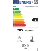 Réfrigérateur combiné - BEKO - B1RCNE534DG -Grande capacité 475 L - Ventilé - Distributeur d'eau - Classe E - 187x70,9x59x7 - Grey(m-4)