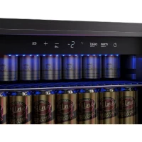 Cave a biere - Pose libre - LA SOMMELIERE - BEER150 - 128 L - Classe C - 54 x 55,3 x 83 cm - Noir(m-3)