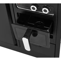 Barbecue a gaz - Cookingbox - Airgrill - 4 brûleurs - Fonction Air Fryer - Cuve en acier - Grilles de cuisson en fonte émaillée(m-4)