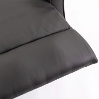 HOMCOM Elektrische sta-opstoel met vibratiemassage en warmtefunctie, seniorenfauteuil van bruin PU-leer(m-13)