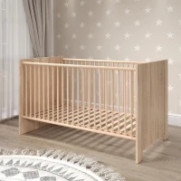 Chambre bébé Trio : Lit 70 x 140 cm + Commode a langer + Armoire OLIVIA - Chene - TREND TEAM(m-6)