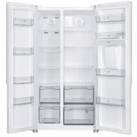 Réfrigérateur américain - Continental Edison - CERA532NFWD - 2 portes - 529 L -  L90 x 177 cm - Classe D - Blanc(m-2)