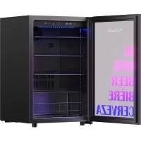 Cave a biere - Pose libre - LA SOMMELIERE - BEER150 - 128 L - Classe C - 54 x 55,3 x 83 cm - Noir(m-2)