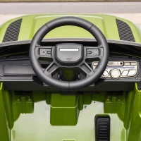 AIYAPLAY Land Rover Licensed 12V Kids Ride on Car with Remote, Suspension, Slow Start, 3 Speeds, Lights, Music, Horn, Green(m-9)