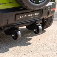 AIYAPLAY Land Rover Licensed 12V Kids Ride on Car with Remote, Suspension, Slow Start, 3 Speeds, Lights, Music, Horn, Green(m-8)