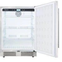 Réfrigérateur table-top extérieur - FRIGELUX - RETT136A - Encastrable - 102 L - 59,5 x 57,5 x 82 cm - Inox(m-6)