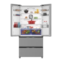 Réfrigérateur américain - HOTPOINT - HPG25512XBR4E - 4 portes - Classe E - 515 L - 83,2 x 70 x 182,3 cm - Inox(m-6)