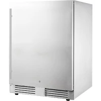 Réfrigérateur table-top extérieur - FRIGELUX - RETT136A - Encastrable - 102 L - 59,5 x 57,5 x 82 cm - Inox(m-5)