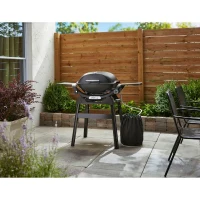 Barbecue a gaz - Weber - Q2200N avec stand - 4,11kW - 1 brûleur - Fonte émaillée - Allumage piézoélectronique - Noir(m-4)
