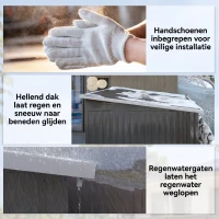 Outsunny Metalen Tuinschuur voor Opslag van Tuingereedschap, met Venster, Brede Deur, 260 x 177 x 190 cm, Donkergrijs(m-7)
