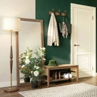 HOMCOM Planta artificial de rosa con 17 flores, 344 hojas, maceta, resistente a los rayos UV, decoración para interior y exterior, Blanco(m-6)