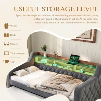 Space-Saving Sofa Bed with Pull-Out Bed, Versatile Sleeper Couch for Bedrooms, Guest Rooms, or Youth Rooms, 201L x 107W x 75H cm, Dark Gray(m-6)