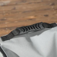 HOMCOM 2-in-1 bagageaanhanger, fietskar, 12 inch, luchtbanden, 24,3 kg max.(m-9)
