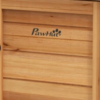 PawHut Konijnenhok voor Dwergkonijnen, Cavia's, met Wielen, 108 x 58 x 73,5 cm, Geel(m-13)