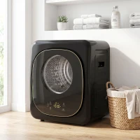 HOMCOM Condensdroger met warmtepomptechnologie, tafelmodel, maandelijkse betaling(m-13)