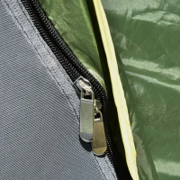 Outsunny Dubbele tent familietent Quick-Up tent 2 volwassenen + 1 kind camping waterdicht(m-9)