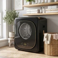 HOMCOM Condensdroger met warmtepomptechnologie, tafelmodel, maandelijkse betaling(m-15)