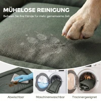 PawHut Hundebett Wasserdichtes Hundebett mit rutschfester Unterseite faltbar Waschbar für mittelgroße & große Hunde Katzen(m-5)