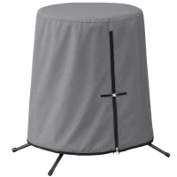 Outsunny 196 x 230 cm Hanging Egg Chair Protective Cover - Grey(m-1)