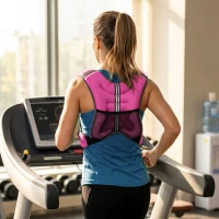 HOMCOM 8KG Weighted Vest, Running Weight Vest with Adjustable Strap, Convenient Pocket and Reflective Strips for Men and Women(m-14)