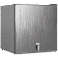 HOMCOM Mini-zamrażarka 35 l, elektryczna wolnostojąca, 161 W, mini skrzynia zamrażająca, 47 x 44,2 x 48,8 cm, szary(m-1)