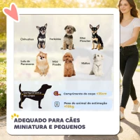 PawHut Carrinho para Cães Pequenos com Cesta de Armazenamento Suportes para Copos Rodas e Almofada Lavável 77x44x102 cm Azul(m-4)