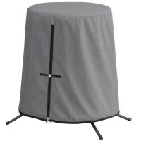 Outsunny 196 x 230 cm Hanging Egg Chair Protective Cover - Grey(m-11)