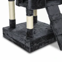 PawHut 173cm Cat Tree Scratching House, Activity Play Centre, Charcoal Grey(m-10)