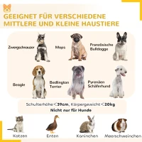 PawHut Welpenauslauf, 76 cm hoch/ca. 2,5 m², 8 Paneele, Bodenplane, Kombi-Dachplane(m-7)