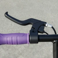 AIYAPLAY Electric Scooter for Kids Aged 6-14 Years, with Colourful Lights, Purple(m-9)