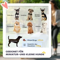 PawHut Hundewagen klappbar Hundebuggy bis 10 kg mit 3 Rädern, Netzfenstern Getränkehalter Ablagekorb 109,5x57,5x106,5 cm Rot(m-4)