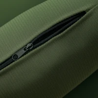HOMCOM Moderne armleuningstoel, gestoffeerde accentstoel met lendekussen, groen(m-9)