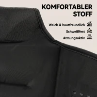 SPORTNOW Gewichtsweste 10 KG Trainingsweste mit Reflektierenden Streifen verstellbaren Gurten Laufweste Damen Herren(m-4)