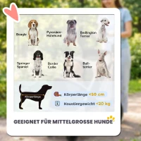 PawHut Hundewagen Faltbar Hundebuggy für Hunde bis 20 kg mit 360°Drehrädern Netzfenster Kissen Verstellbarer Griff Hellbraun(m-5)