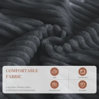 3-in-1 Convertible Corduroy Floor Sofa Bed with Side Pockets, Oversized Chaise Lounge for Bedrooms or Student Dorms, 87L x 86W x 40H cm, Gray(m-8)