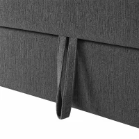 Convertible Sofa Bed with Adjustable Backrest, Functional Sofa with USB & Type-C Ports and Storage Pocket, 135L x 173W x 58H cm, Drak Grey(m-8)