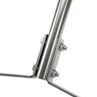 Outsunny gazonbeluchter handvat lengte verstelbaar handverticuteer gazonbeluchter spiked roller gazon rollende gazonbeluchter onderhoud tuin verzinkte buis groen + zilver 135 x 42,5 x 15 cm(m-11)