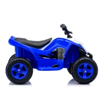 Quad elettrico per bambini 12V, due velocità (alta/bassa) e avanti/indietro, 85x55x55,3 cm, Blu(m-14)