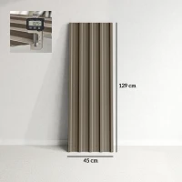 Outsunny Juego de 12 Paneles para Tejado de Acero Galvanizado 7m² para Caseta de Herramientas Cobertizo 129x45cm Marrón(m-3)