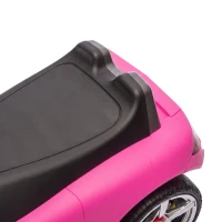 AIYAPLAY Ride on Car, Porsche Licensed Toddler Push Car with Horn, Headlights, Sound and Steering Wheel for 18-36 Months, Pink(m-11)