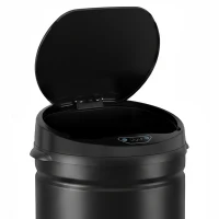 HOMCOM 50 Liter Sensor-vuilnisemmer met Soft-Close functie, contactloze roestvrijstalen vuilnisemmer voor hygiënische keukens(m-10)