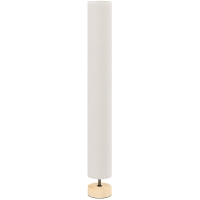 HOMCOM Candeeiro de Pé para Sala com Casquilho E27 Máx. 40 W, Abajur em Linho e Estrutura Metálica, 15x15x120 cm, Bege