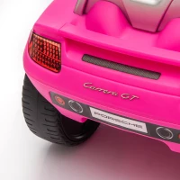 AIYAPLAY Ride on Car, Porsche Licensed Toddler Push Car with Horn, Headlights, Sound and Steering Wheel for 18-36 Months, Pink(m-13)