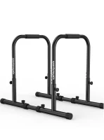 Barre per dip, regolabili in altezza, smontabili e portatili, 100x58x96 cm, Nero(m-9)